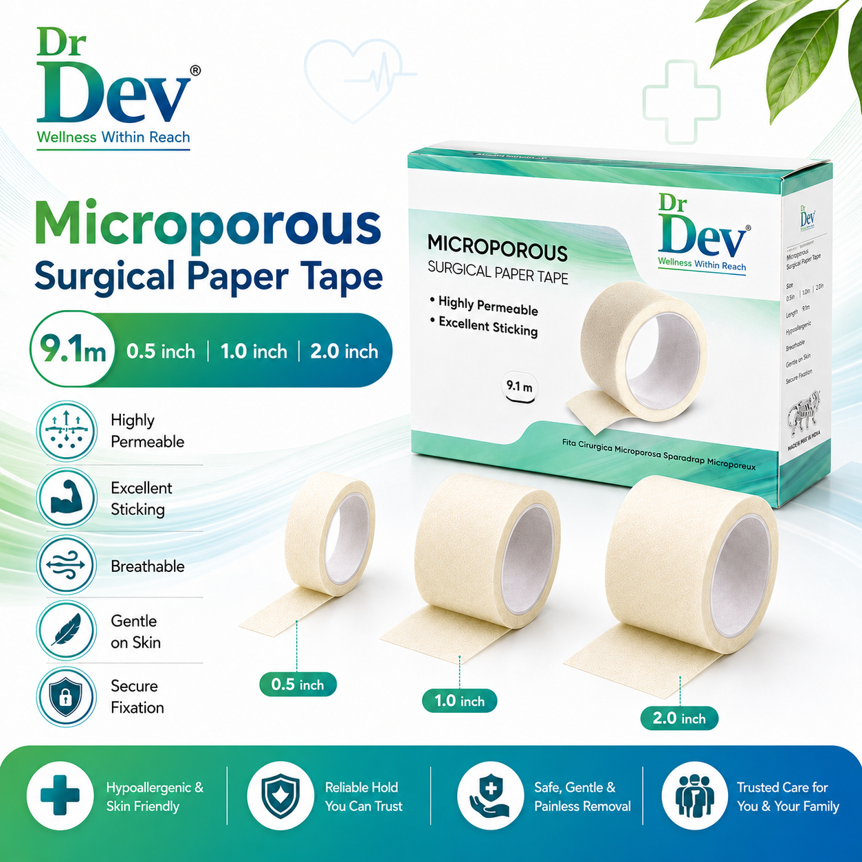 DR DEV Paper Tape 9.1 m